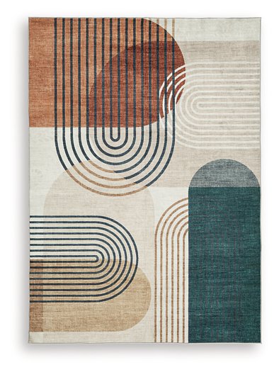 Farrendale Washable Area Rug - Furniture & Design Outlet (Kalamazoo,MI)