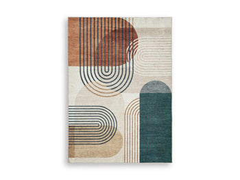 Farrendale Washable Area Rug - Furniture & Design Outlet (Kalamazoo,MI)