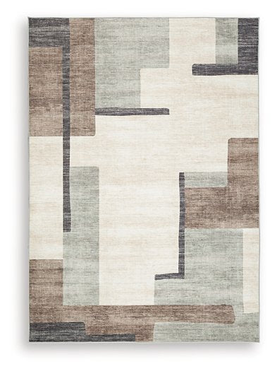 Larkport Washable Area Rug - Furniture & Design Outlet (Kalamazoo,MI)