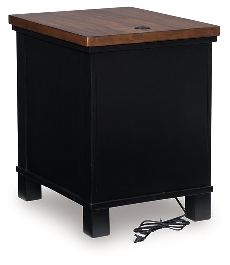 Wildenauer Chairside End Table - Furniture & Design Outlet (Kalamazoo,MI)