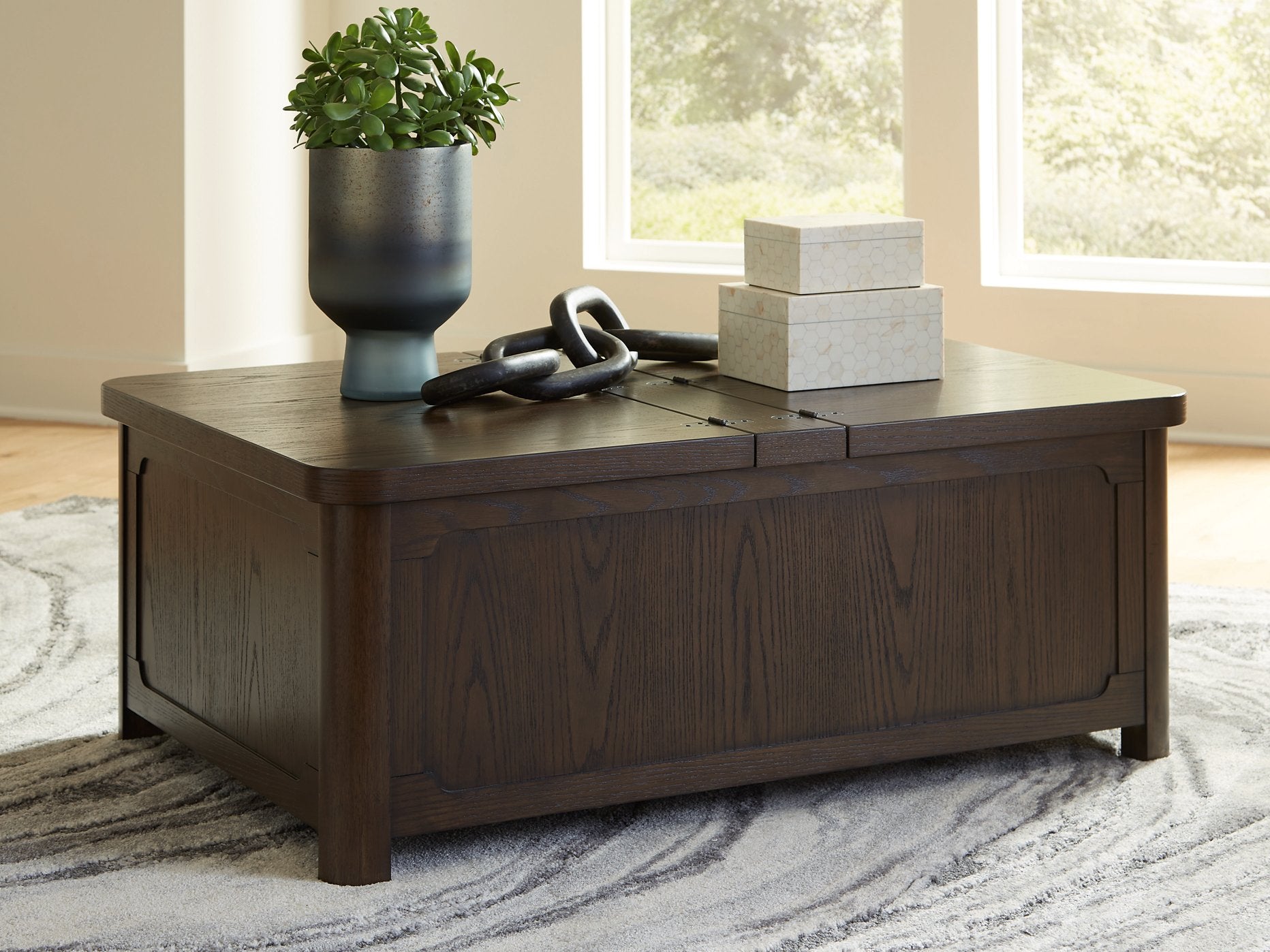 Breckington Coffee Table With Storage - Furniture & Design Outlet (Kalamazoo,MI)