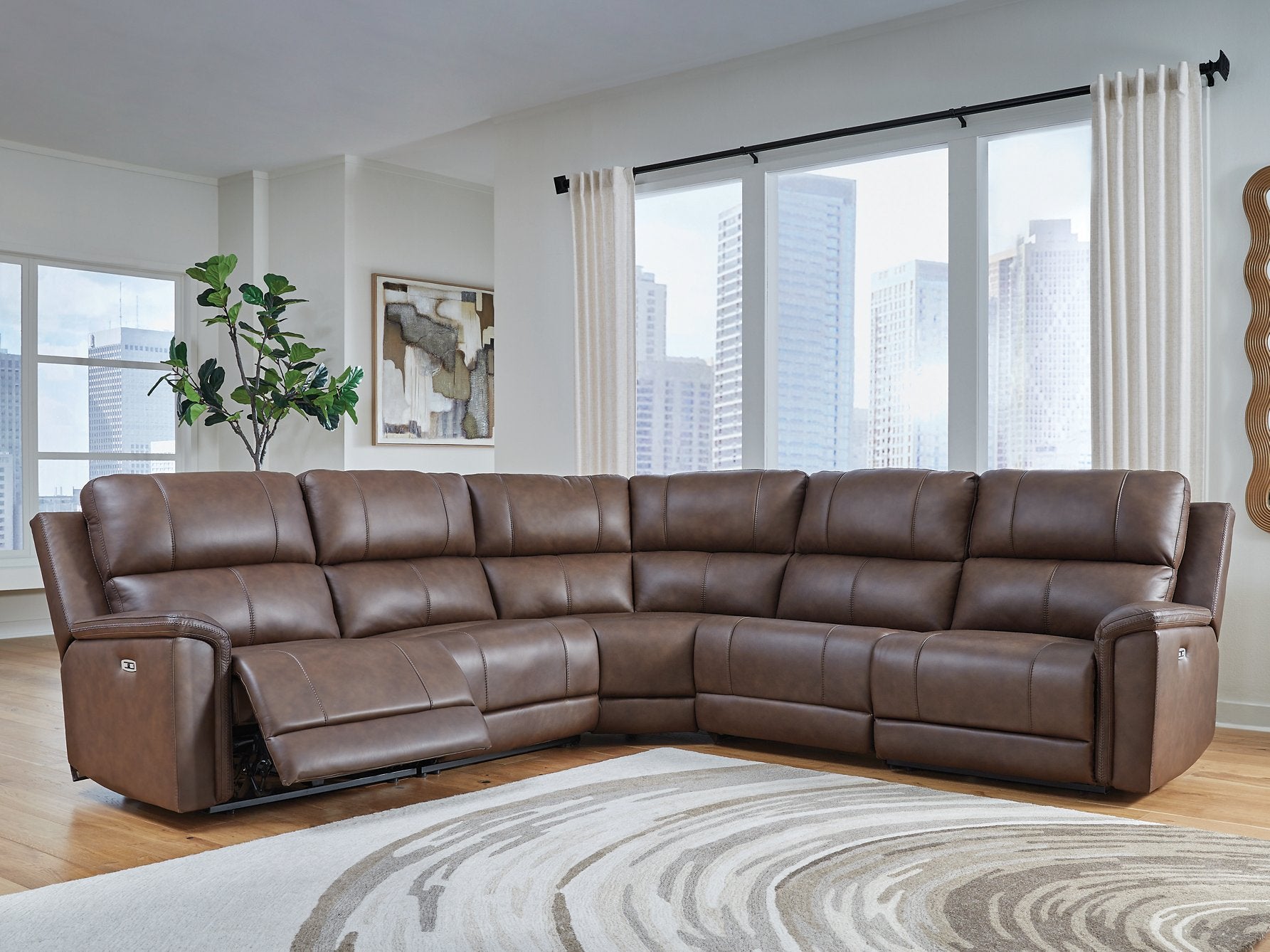 Bleckley Power Reclining Sectional - Furniture & Design Outlet (Kalamazoo,MI)
