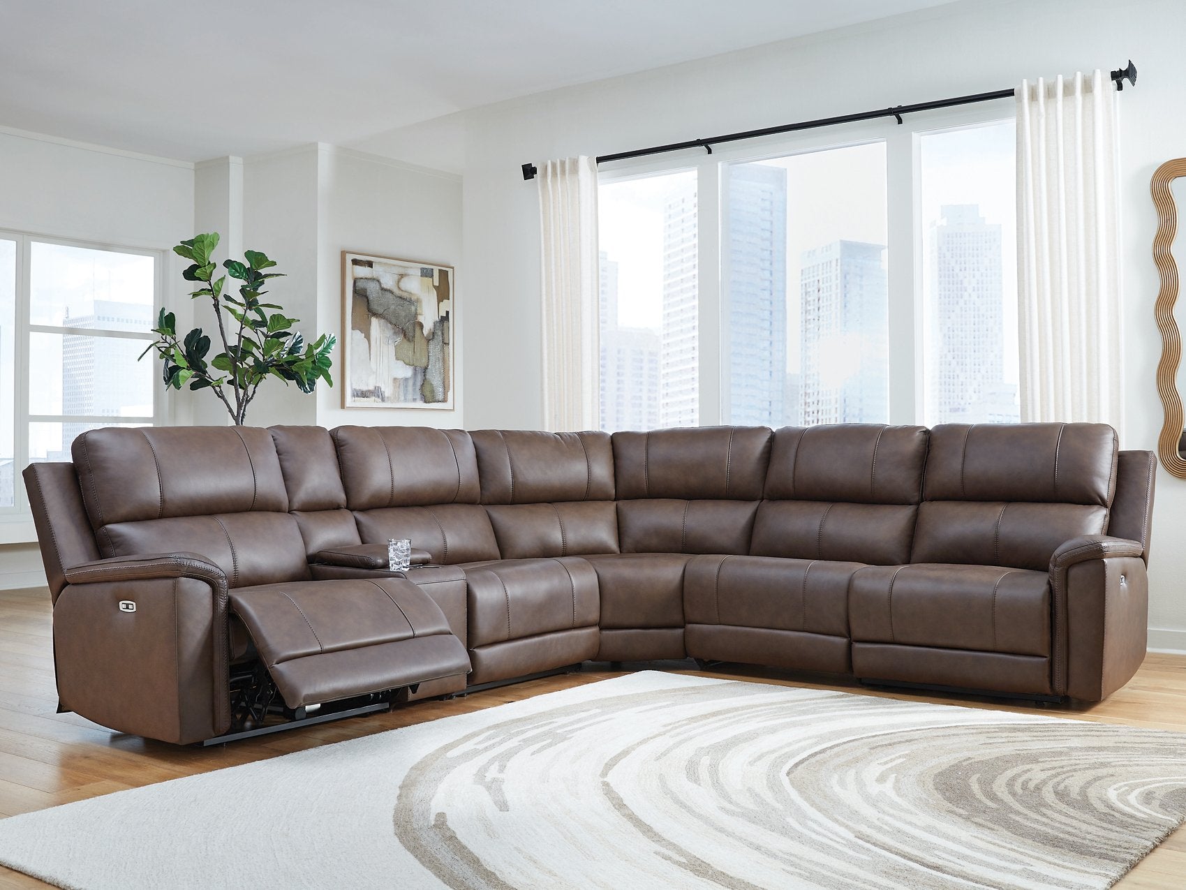 Bleckley Power Reclining Sectional - Furniture & Design Outlet (Kalamazoo,MI)