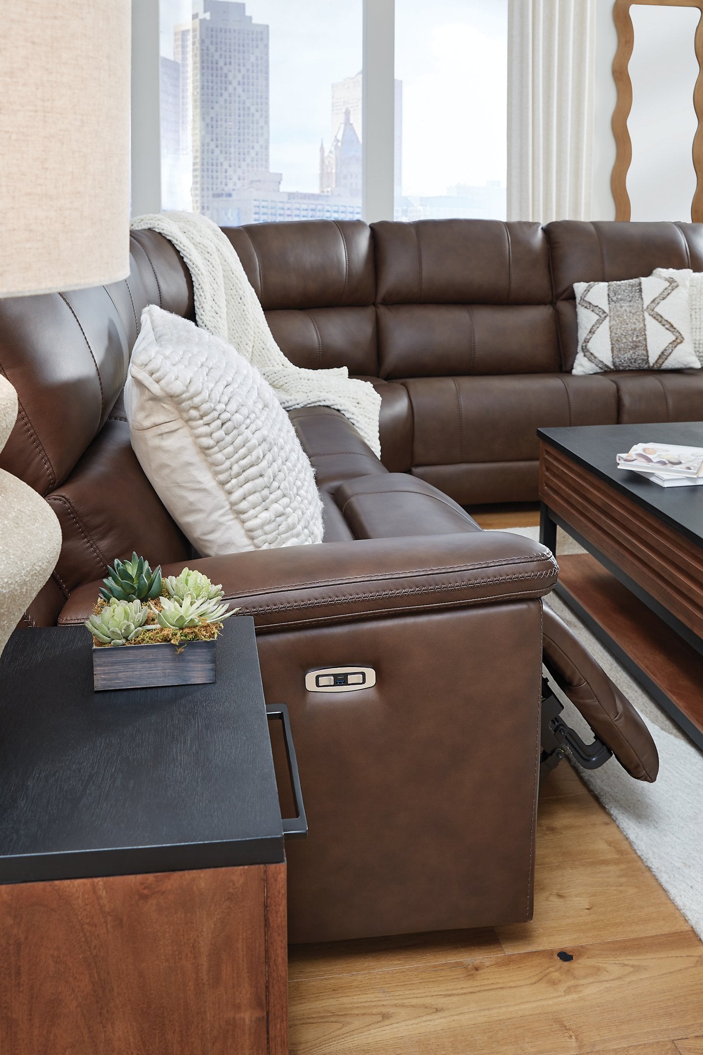 Bleckley Power Reclining Sectional - Furniture & Design Outlet (Kalamazoo,MI)