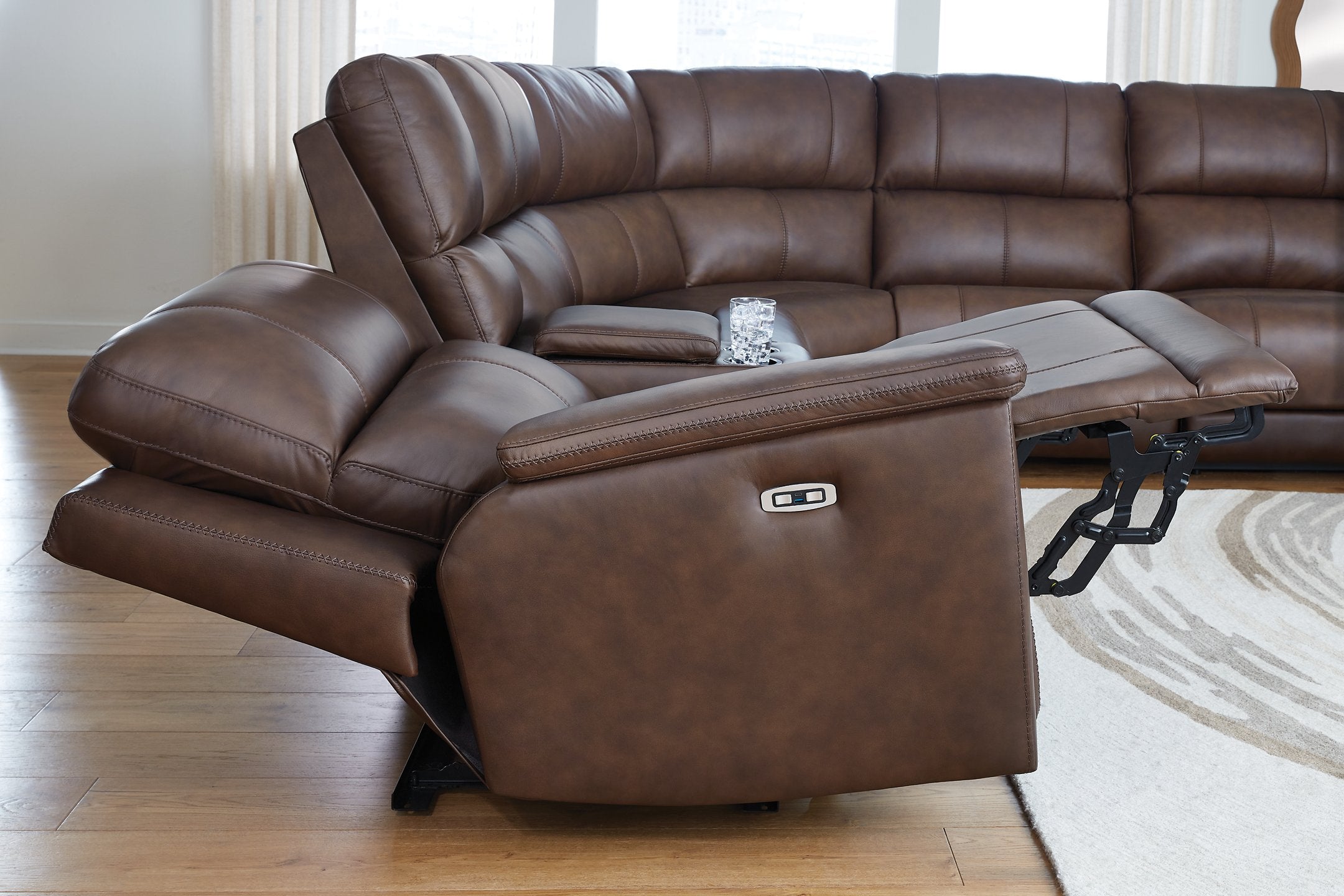 Bleckley Power Reclining Sectional - Furniture & Design Outlet (Kalamazoo,MI)