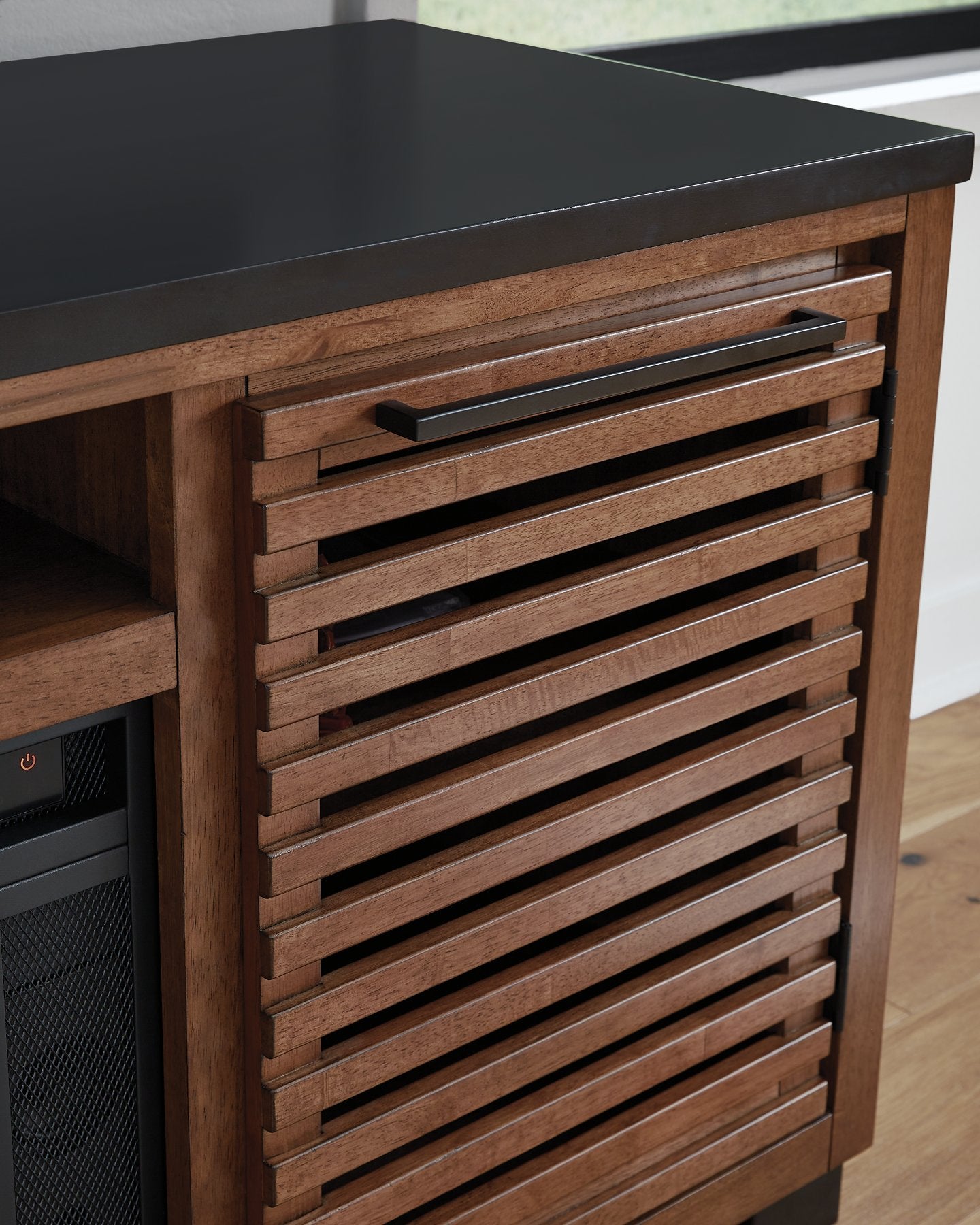 Kallari 84" TV Stand with Electric Fireplace - Furniture & Design Outlet (Kalamazoo,MI)