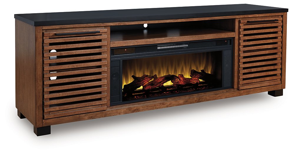 Kallari 84" TV Stand with Electric Fireplace - Furniture & Design Outlet (Kalamazoo,MI)