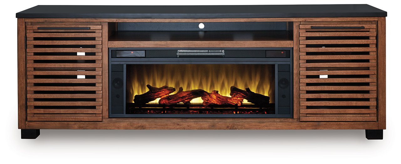 Kallari 84" TV Stand with Electric Fireplace - Furniture & Design Outlet (Kalamazoo,MI)